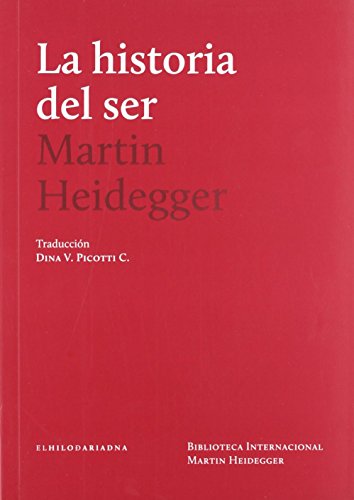 Libro LA HISTORIA DEL SER de HEIDEGGER MARTIN en Colombia, filosofia