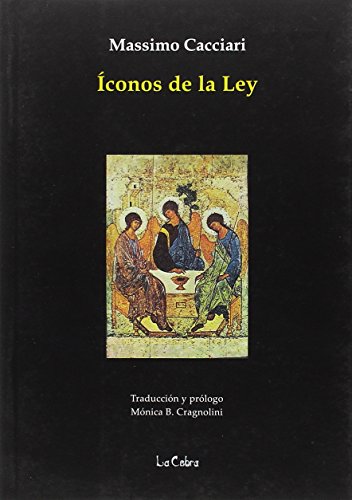 Libro ICONOS DE LA LEY de MASSIMO CACCIARI en Colombia, literatura