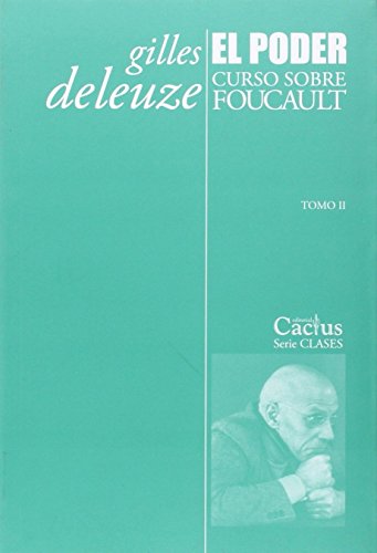 Libro EL PODER CURSO SOBRE FAUCAULT T II de GILLES DELEUZE en Colombia, filosofia