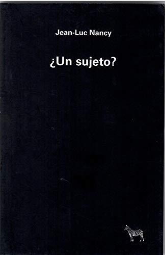 Libro Un Sujeto?