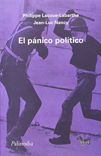 Libro El Panico Politico