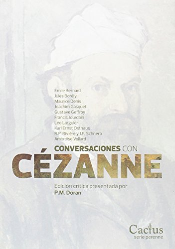 Libro CONVERSACIONES CON CEZANE de DORAN P M en Colombia, estetica