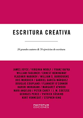 Libro ESCRITURA CREATIVA 20 GRANDES AUTORES de VVAA en Colombia, ensayo