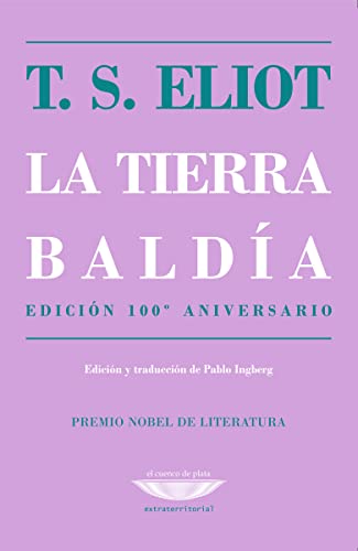 Libro LA TIERRA BALDIA de ELIOT T.S en Colombia, literatura