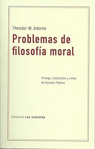 Libro Problemas De Filosofia Moral