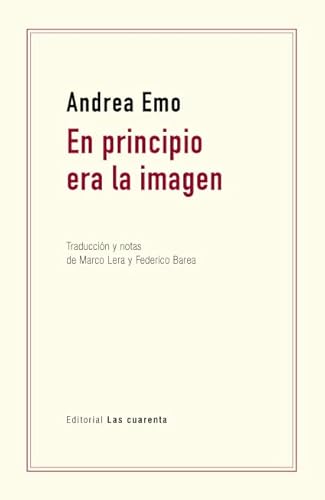 Libro EN PRINCIPIO ERA LA IMAGEN de EMO ANDREA en Colombia, estetica