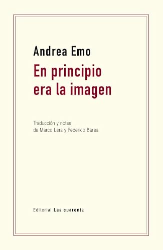 Libro EN PRINCIPIO ERA LA IMAGEN de EMO ANDREA en Colombia, estetica