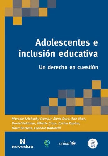 Libro Adolescentes E Inclusion Educativa, Un D