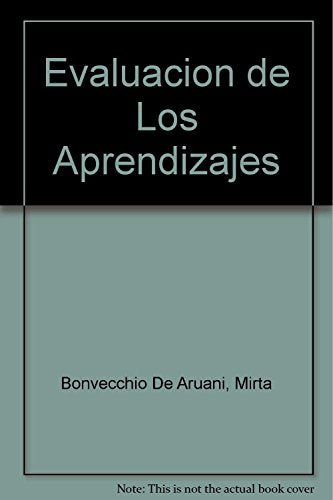 Libro Evaluacion De Los Aprendizajes