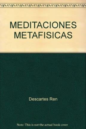 Libro MEDITACIONES METAFISICAS de DESCARTES RENE en Colombia, filosofia