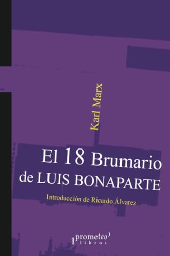 Libro El 18 Brumario De Luis Bonaparte