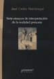 Libro SIETE ENSAYOS DE INTERPRETACION DE LA REALIDAD PERUANA de MARIATEGU JOSE CARLOS en Colombia, historia