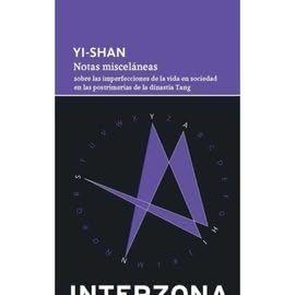 Libro NOTAS MISCELANEAS de YI-SHAN en Colombia, literatura