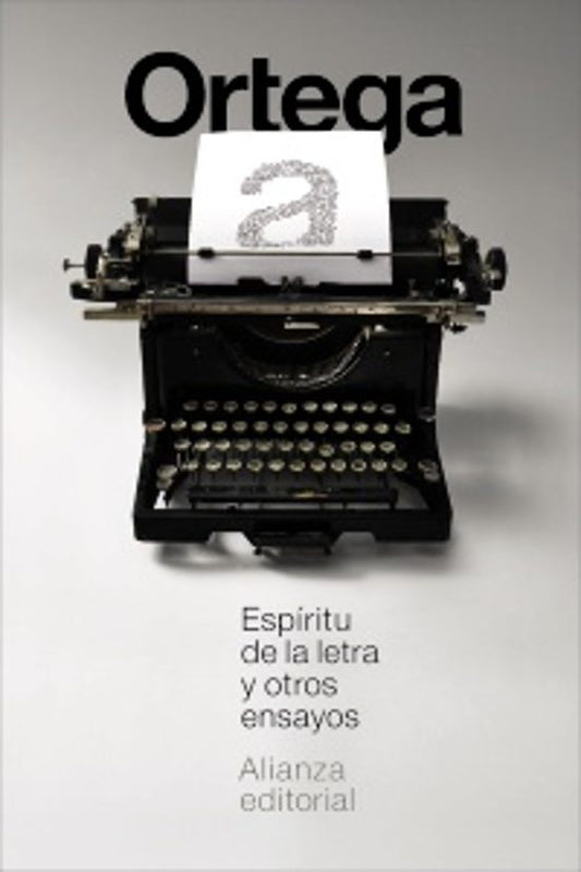 Libro ESPÍRITU DE LA LETRA Y OTROS ENSAYOS de ORTEGA Y GASSET JOSE en Colombia, filosofia