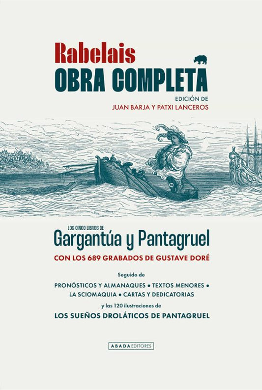 Libro OBRA COMPLETA LOS CINCO LIBROS DE GARGANTUA Y PANTAGRUEL CON LOS 689 GRABADOS DE GUSTAVE DORE de RABELAIS FRANCOIS en Colombia, literatura