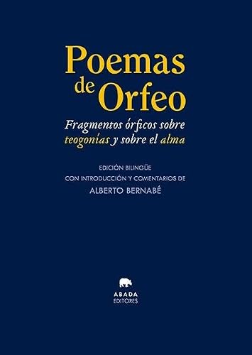 Libro POEMAS DE ORFEO de BERNABE ALBERTO en Colombia, poesia
