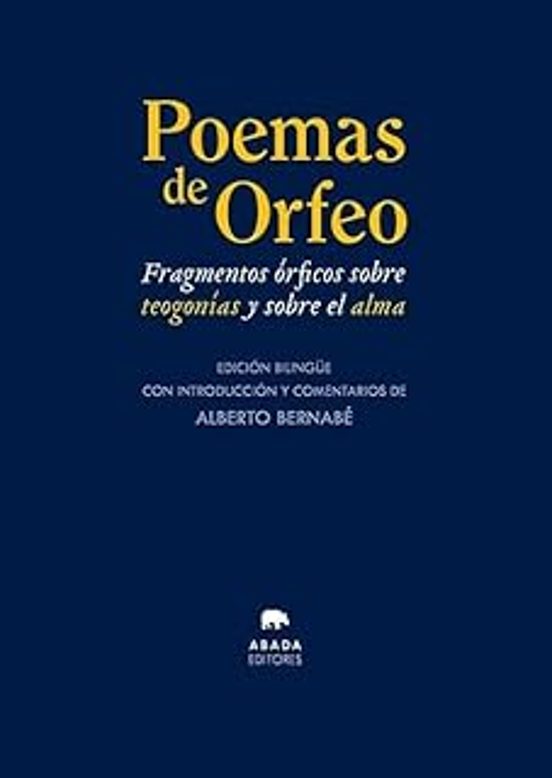 Libro POEMAS DE ORFEO de BERNABE ALBERTO en Colombia, poesia