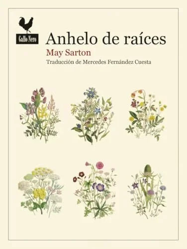 Libro ANHELO DE RAICES de SARTON MAY en Colombia, literatura