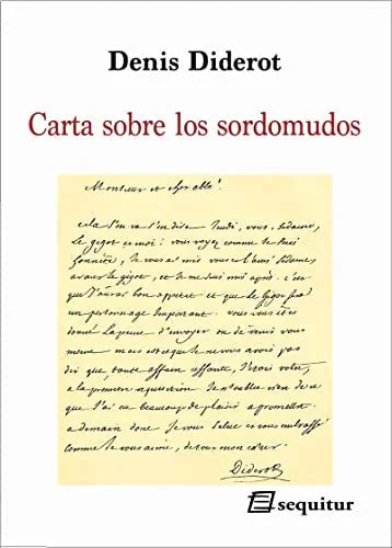 Libro CARTA SOBRE LOS SORDOMUDOS de DIDEROT DENIS en Colombia, literatura