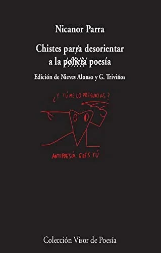 Libro CHISTES PARA DESORIENTAR A LA POESIA de PARRA NICANOR en Colombia, poesia