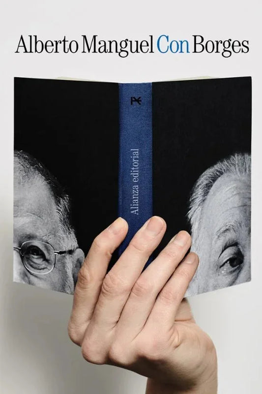 Libro CON BORGES de MANGUEL ALBERTO en Colombia, ensayo