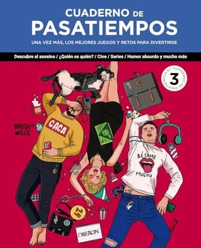 Libro CUADERNO DE PASATIEMPOS N º 3 de Willis Brush en Colombia, manualidades