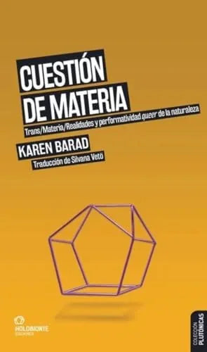 Libro CUESTION DE MATERIA de BARAD KAREN en Colombia, estudios de genero