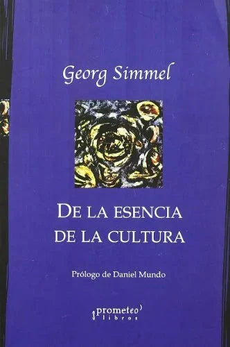 Libro DE LA ESCENCIA DE LA CULTURA de SIMMEL GEORG en Colombia, filosofia
