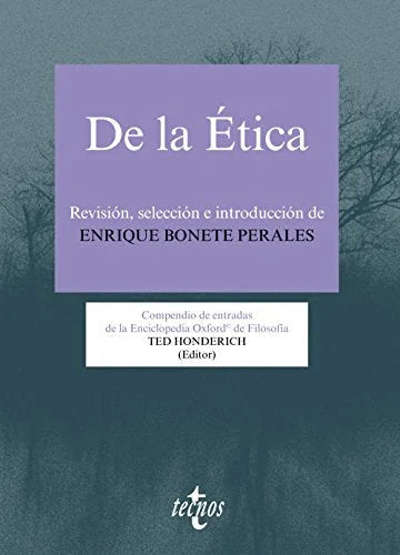 Libro DE LA ETICA de BONETE PERALES ENRIQUE en Colombia, etica
