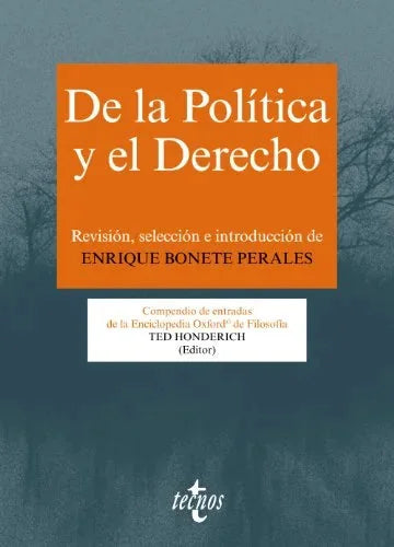 Libro DE LA POLITICA Y EL DERECHO de BONETE PERALES ENRIQUE en Colombia, politica