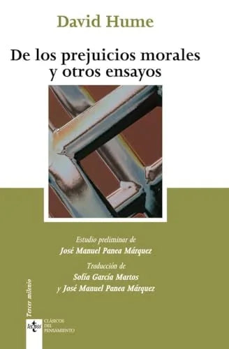 Libro DE LOS PREJUICIOS MORALES Y OTROS ENSAYOS de HUME DAVID en Colombia, filosofia