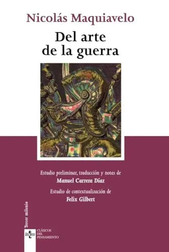 Libro DEL ARTE DE LA GUERRA de MAQUIAVELO NICOLAS en Colombia, politica