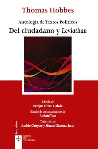 Libro DEL CIUDADANO Y LEVIATAN de HOBBES THOMAS en Colombia, filosofia