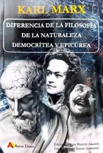 Libro DIFERENCIA DE LA FILOSOFIA DE LA NATURALEZA DEMOCRITEA Y EPICUREA de MARX KARL en Colombia, filosofia