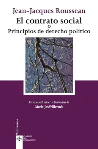 Libro EL CONTRATO SOCIAL O PRINCIPIOS DE DERECHO POLITICO de ROUSSEAU JEN-JAQUES en Colombia, filosofia