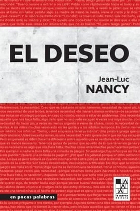 El Deseo - - 9789508894861 - Nancy Jean Luc - La Marca