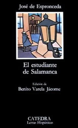 Libro EL ESTUDIANTE DE SALAMANCA de DE ESPRONCEDA JOS en Colombia, literatura