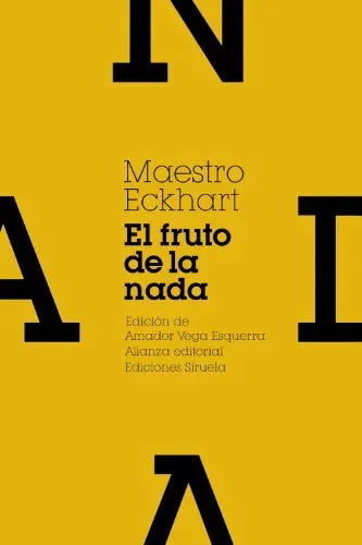 Libro EL FRUTO DE LA NADA de MAESTRO ECKART en Colombia, ensayo