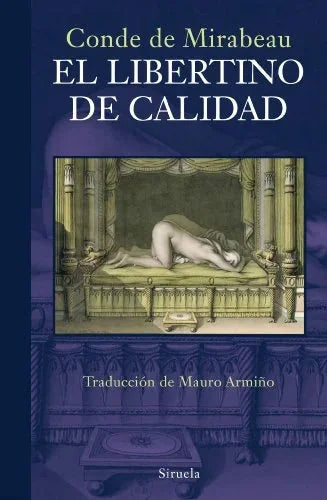 Libro EL LIBERTINO DE CALIDAD de DE MIREBEAU CONDE en Colombia, literatura