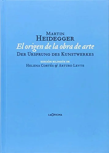Libro EL ORIGEN DE LA OBRA DE ARTE DER URSPRUNG de HEIDEGGER MARTIN en Colombia, filosofia