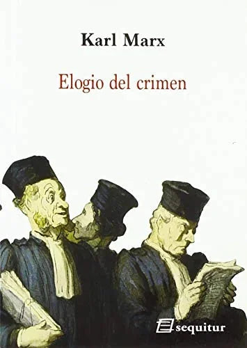 Libro ELOGIO DEL CRIMEN de MARX KARL en Colombia, ensayo