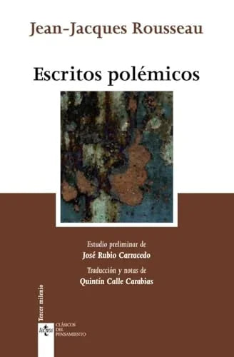 Libro ESCRITOS POLEMICOS de ROUSSEAU JEAN-JACQUES en Colombia, filosofia