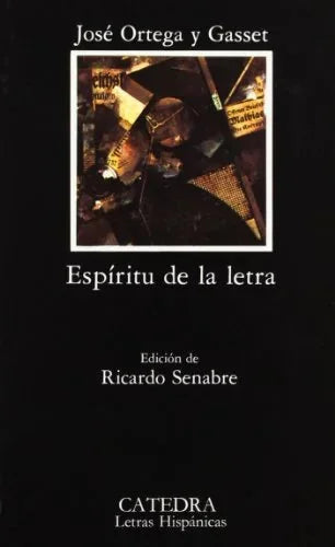 Libro ESPIRITU DE LA LETRA de ORTEGA Y GASSET JOSE en Colombia, literatura