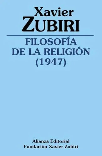 Libro FILOSOFIA DE LA RELIGION (1947) de ZUBIRI XAVIER en Colombia, filosofia