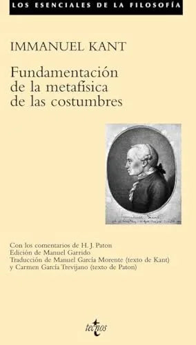 Libro FUNDAMENTACION DE LA METAFISICA DELAS COSTUMBRES de KANT IMMANUEL en Colombia, filosofia