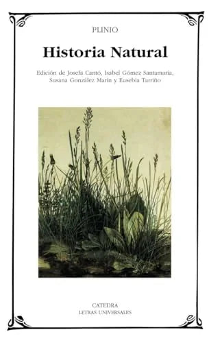 Libro HISTORIA NATURAL de PLINIO en Colombia, historia