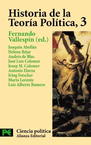 Libro HISTORIA TEORIA POLITICA 3 de VALLESPIN FERNANDO ED. en Colombia, politica