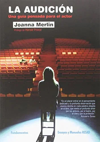 Libro LA AUDICION UNA GUIA PENSADA PARA EL AC de MERLIN JOANNA en Colombia, teatro