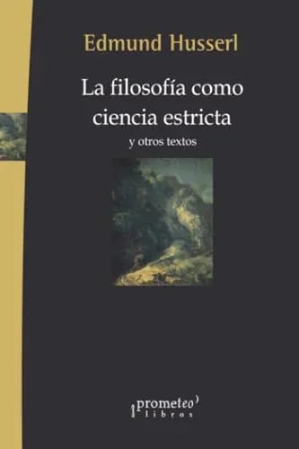 Libro LA FILOSOFIA COMO CIENCIA ESTRICTA de HUSSERL EDMUND en Colombia, filosofia