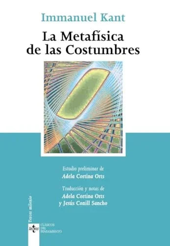 Libro LA METAFISICA DE LAS COSTUMBRES de KANT IMMANUEL en Colombia, filosofia
